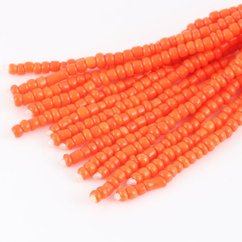 NLCAC Halloween Earrings Women's Beaded Tassel Earrings Long Fringe Drop Earrings Dangle Halloween Costume Jewelry(orange) - Image 4